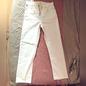 Woman's white Levi's